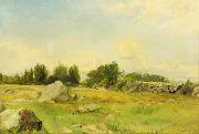 Gustaf Rydberg Rocky hill oil painting artist